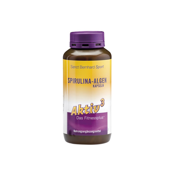 СПИРУЛИНА АКТИВ 3 капсули 300 мг. 360 броя / SANCT BERNHARD SPIRULINA-ALGEN AKTIV 3