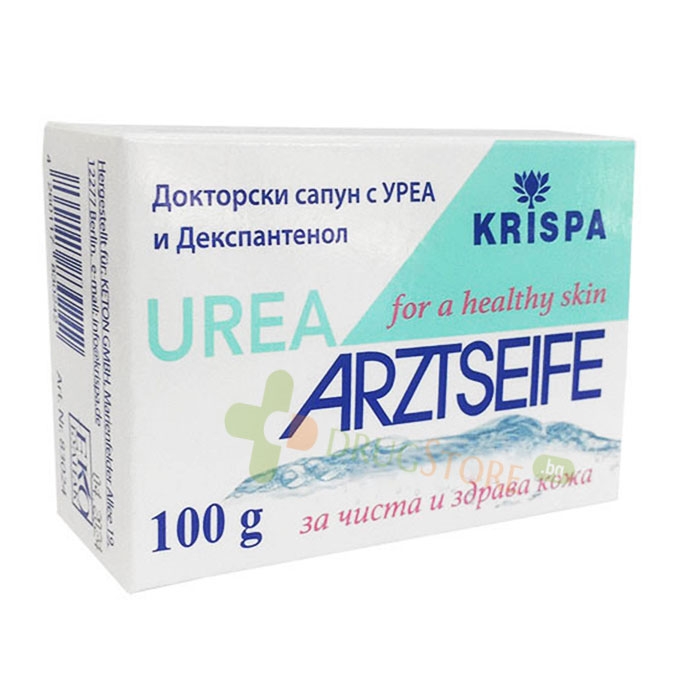 САПУН КРИСПА ДОКТОРСКИ С УРЕА И ДЕКСПАНТЕНОЛ 100 г / KRISPA UREA AND DEXPANTENOL SOAP