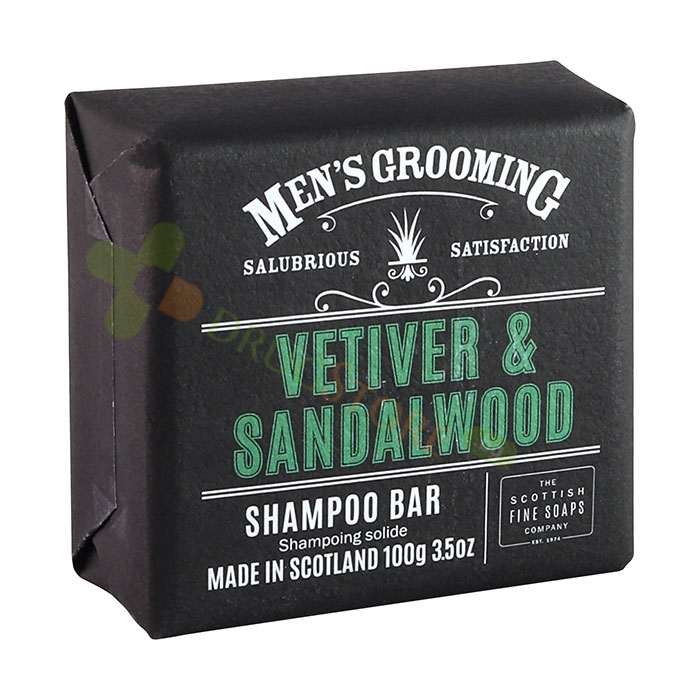 САПУН ЗА КОСА ЗА МЪЖЕ ВЕТИВЕР И САНДАЛОВО ДЪРВО 100 г / SCOTTISH FINE SOAPS MEN&#039;S HAIR SOAP VETIVER AND SANDALWOOD
