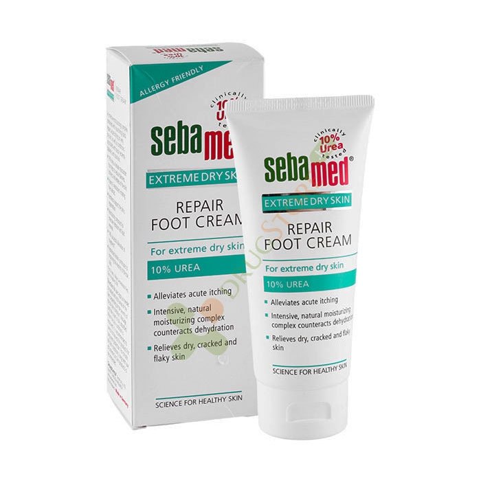 СЕБА МЕД ВЪЗСТАНОВЯВАЩ КРЕМ ЗА ХОДИЛА С 10 % УРЕЯ 100 мл / SEBAPHARMA MED REPAIR FOOT CREAM 10 % UREA