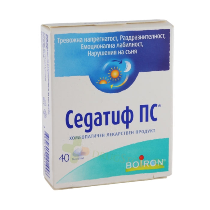 СЕДАТИФ PC таблетки 40 броя / BOIRON SPEC SEDATIF PC tablets