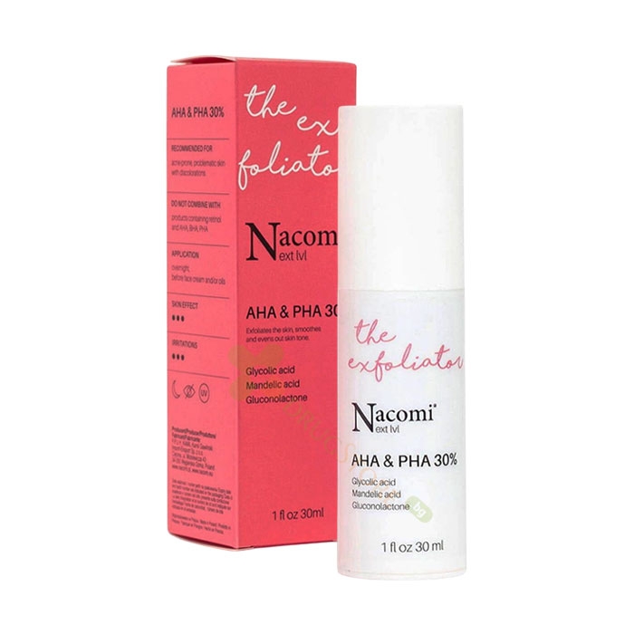 СЕРУМ ЗА ЛИЦЕ С AHA И PHA КИСЕЛИНЕН ЕКСФОЛИАНТ 30% 30 мл / NACOMI NEXT LEVEL AHA - PHA ACID SERUM 30%