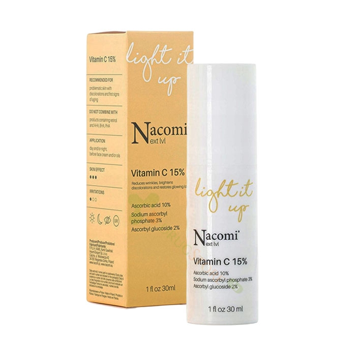СЕРУМ ЗА ЛИЦЕ С ВИТАМИН C 15% 30 мл / NACOMI NEXT LEVEL VITAMIN C SERUM 15%