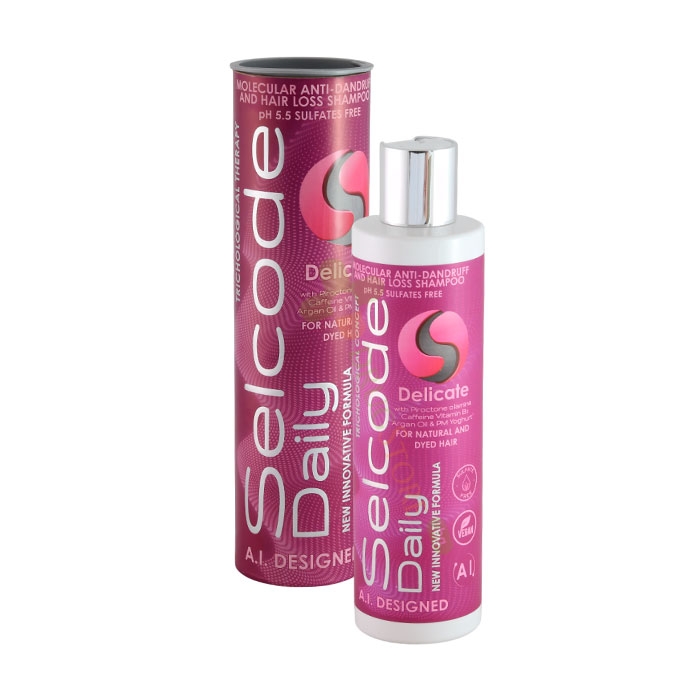ШАМПОАН ПРИ ПЪРХОТ И КОСОПАД ЗА ВСЕКИ ТИП КОСА 250 мл / SELCODE A.I. DAILY DELICATE SHAMPOO