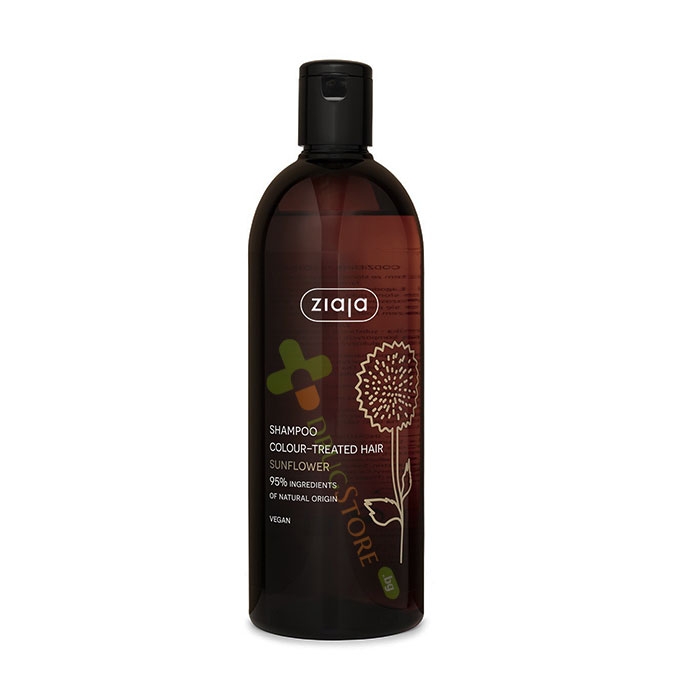 ШАМПОАН ЗА БОЯДИСАНА КОСА СЛЪНЧОГЛЕД 500 мл / ZIAJA SHAMPOO FOR COLOR-TREATED HAIR SUNFLOWER