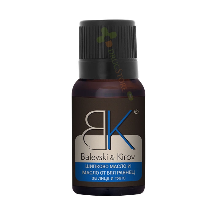 ШИПКОВО МАСЛО + БЯЛ РАВНЕЦ - БИО БАЛЕВСКИ И КИРОВ 50 мл / BALEVSKI &amp; KIROV ROSEHIP OIL + ACHILLEA MILLEFOLIUM - BIO