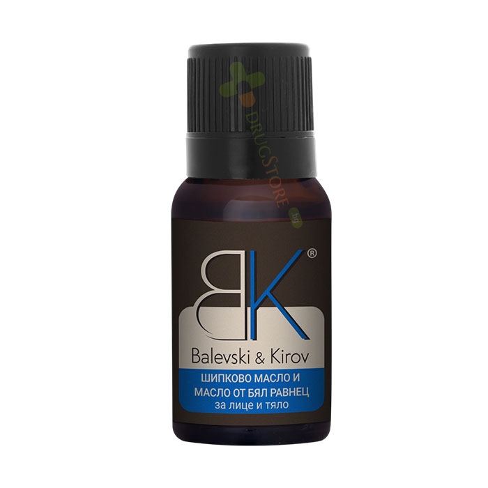 ШИПКОВО МАСЛО + БЯЛ РАВНЕЦ - БИО БАЛЕВСКИ И КИРОВ 30 мл / BALEVSKI &amp; KIROV ROSEHIP OIL + ACHILLEA MILLEFOLIUM - BIO