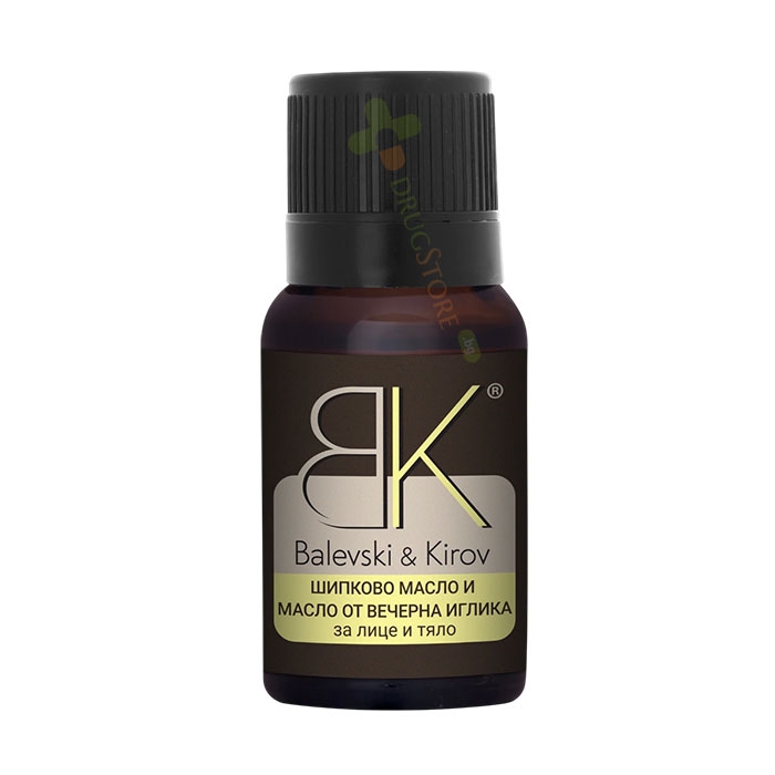 ШИПКОВО МАСЛО С МАСЛО ОТ ВЕЧЕРНА ИГЛИКА БИО БАЛЕВСКИ И КИРОВ 50 мл / BALEVSKI &amp; KIROV ROSE HIP OIL WITH EVENING PRIMROSE OIL BIO
