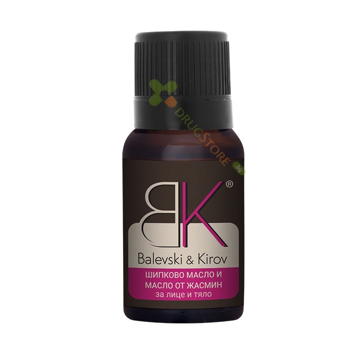ШИПКОВО МАСЛО С МАСЛО ОТ ЖАСМИН БИО БАЛЕВСКИ И КИРОВ 30 мл / BALEVSKI &amp; KIROV ROSE HIP OIL WITH JASMINE OIL