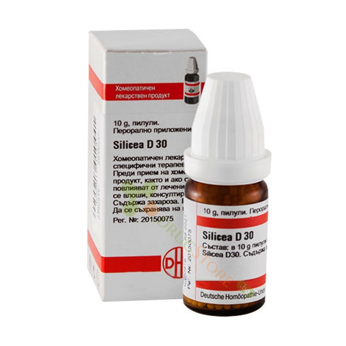 СИЛИЦЕА D30 пилули 10 г / DHU-ARZNEIMITTEL SILICEA D30 pillules