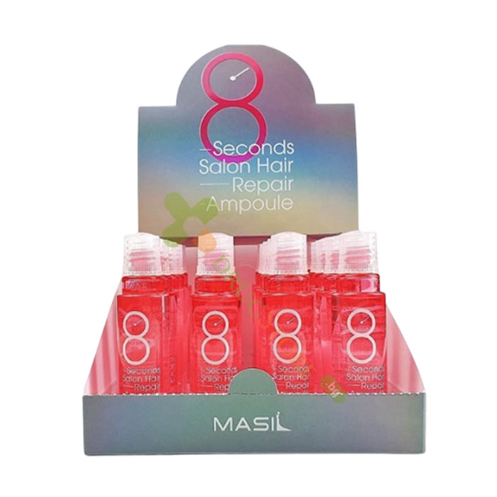 СИЛНО КОНЦЕНТРИРАНА ПОДХРАНВАЩА 8 СЕКУНДНА МАСКА ЗА КОСА 15 мл 20 броя / MASIL 8 SECONDS SALON HAIR REPAIR AMPOULE