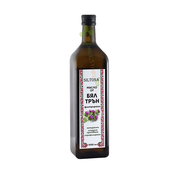 СИЛТОНА МАСЛО ОТ БЯЛ ТРЪН ФИЛТРИРАНО 1000 мл / SILTONA WHITE THISTLE OIL FILTERED
