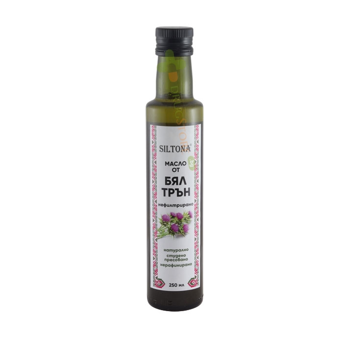 СИЛТОНА МАСЛО ОТ БЯЛ ТРЪН НЕФИЛТРИРАНО 250 мл / SILTONA WHITE THISTLE OIL UNFILTERED