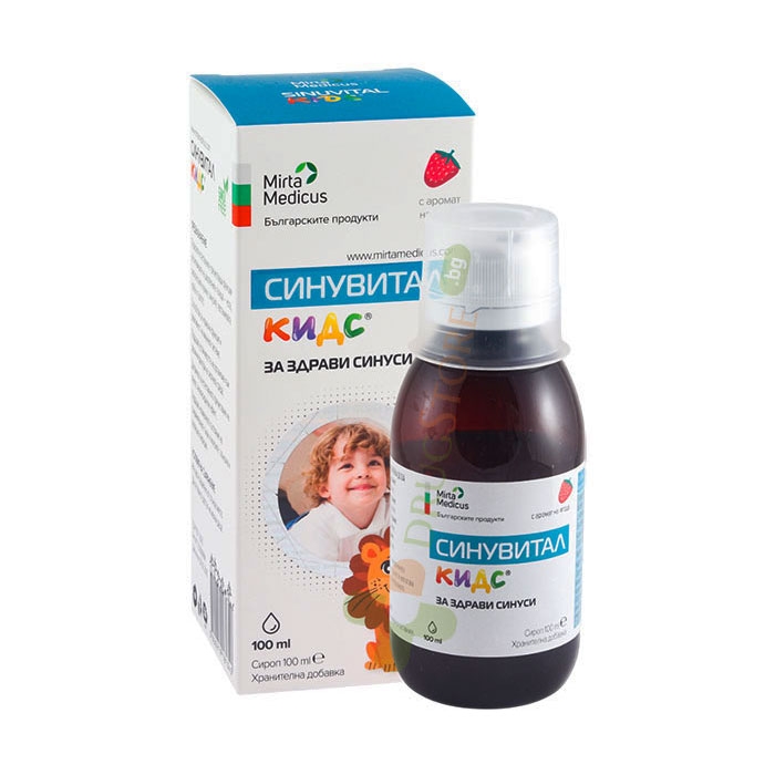 СИНУВИТАЛ КИДС сироп 100 мл / MIRTA MEDICUS SINUVITAL KIDS syrup
