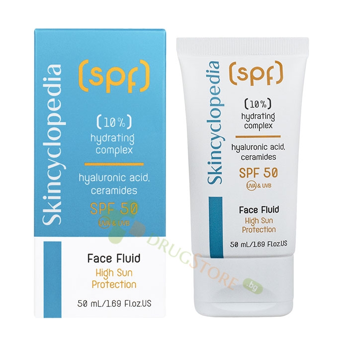СКИНЦИКЛОПЕДИЯ СЛЪНЦЕЗАЩИТЕН ХИДРАТИРАЩ ФЛУИД ЗА ЛИЦЕ SPF50 50 мл / SKINCYCLOPEDIA SUNSCEEN HYDRATING FACE FLUID SPF50