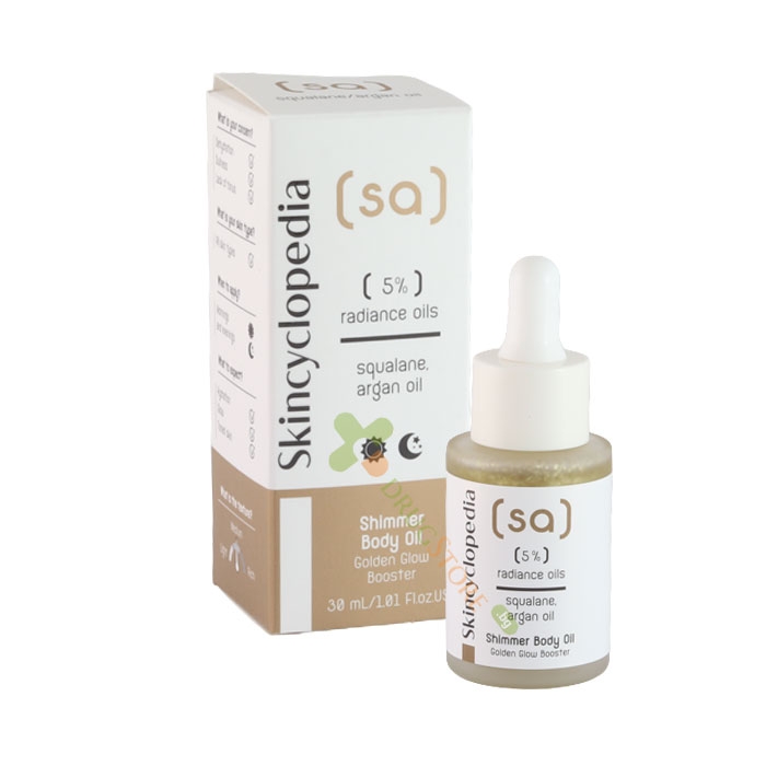 СКИНЦИКЛОПЕДИЯ БЛЕСТЯЩО МАСЛО ЗА ТЯЛО С 5% ОЗАРЯВАЩИ МАСЛА 30 мл / SKINCYCLOPEDIA SHIMMER BODY OIL 5% RADIANCE OILS