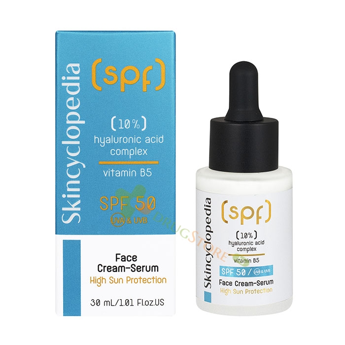СКИНЦИКЛОПЕДИЯ СЛЪНЦЕЗАЩИТЕН ХИДРАТИРАЩ КРЕМ-СЕРУМ ЗА ЛИЦЕ SPF30 30 мл / SKINCYCLOPEDIA SUNSCREEN HYDRATING FACE CREAM-SERUM SPF30