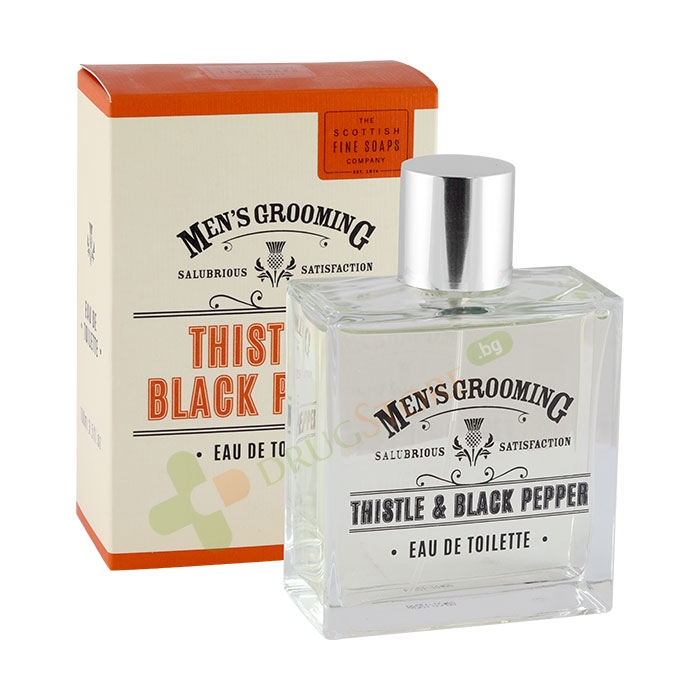 ТОАЛЕТНА ВОДА С БЯЛ ТРЪН И ЧЕРЕН ПИПЕР 100 мл / SCOTTISH FINE THISTLE AND BLACK PEPPER EAU DE TOILETTE