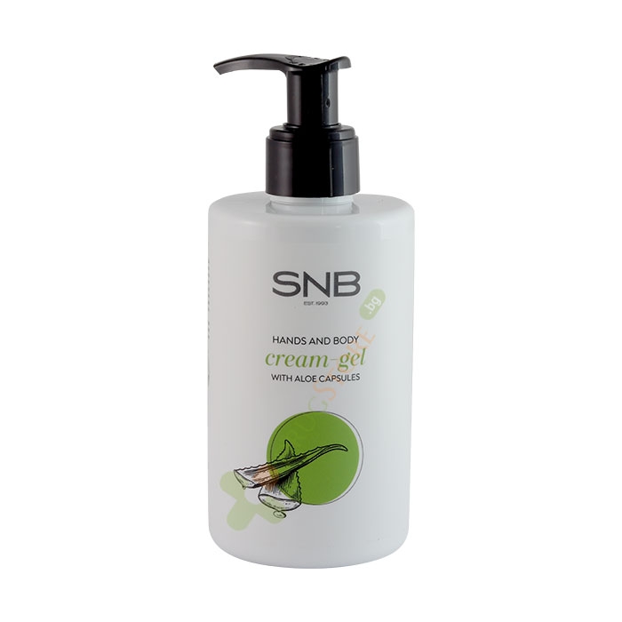 КРЕМ - ГЕЛ ЗА РЪЦЕ И ТЯЛО СЪС СФЕРИ ОТ АЛОЕ ВЕРА 250 мл / SNB HANDS AND BODY CREAM-GEL SUMMER CARE WITH ALOE VERA SPHERES