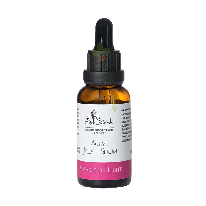 ИЗБЕЛВАЩ СЕРУМ ЗА ЛИЦЕ MIRACLE OF LIGHT 30 мл / SO SIMPLE MIRACLE OF LIGHT ACTIVE JELLY SERUM