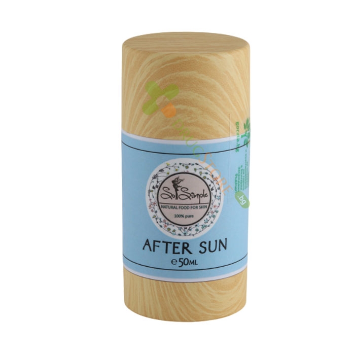 МАСЛО АФТЪР SUN С МЕНТОЛ И ЖОЖОБА 50 мл. / SO SIMPLE NATURAL FOOD FOR SKIN AFTER SUN