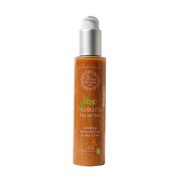 ОЗАРЯВАЩО НАТУРАЛНО ОЛИО ЗА ЛИЦЕ И ТЯЛО GLOW ON 125 мл / SO SIMPLE GLOW ON LIQUID HIGHLIGHTER FOR FACE AND BODY