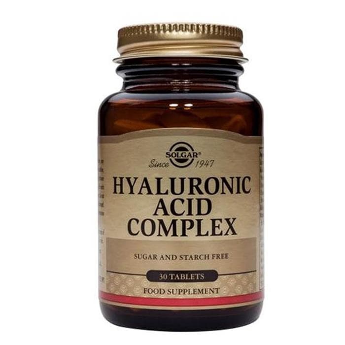 СОЛГАР ХИАЛУРОНОВА КИСЕЛИНА КОМПЛЕКС таблетки 30 броя / SOLGAR HYALURONIC ACID COMPLEX