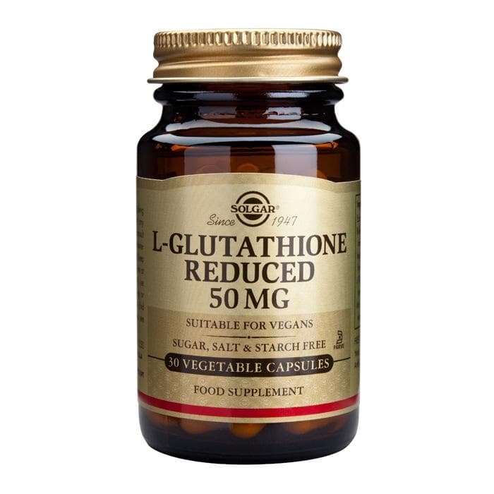 СОЛГАР L-ГЛУТАТИОН капсули 50 мг. 30 броя / SOLGAR GLUTATHIONE
