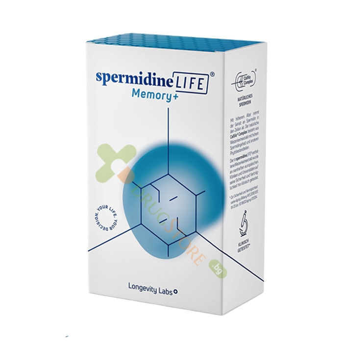 СПЕРМИДИН ЛАЙФ МЕМОРИ+ капсули 60 броя / THE LONGEVITY LABS SPERMIDIN LIFE MEMORY+