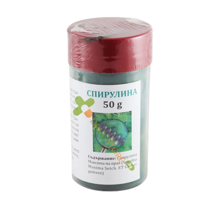 СПИРУЛИНА НА ПРАХ БИЛКИ КАРМЕН 50 г / BILKI CARMEN SPIRULINA POWDER