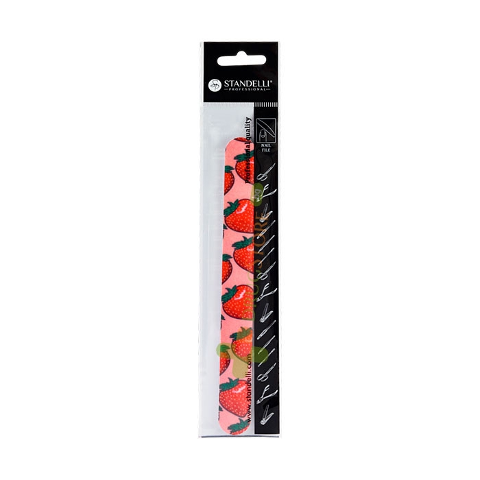СТАНДЕЛИ ПИЛА ЗА НОКТИ ЯГОДИ 180/220 модел 0780170 / STANDELLI NAIL FILE STRAWBERRY 180/220