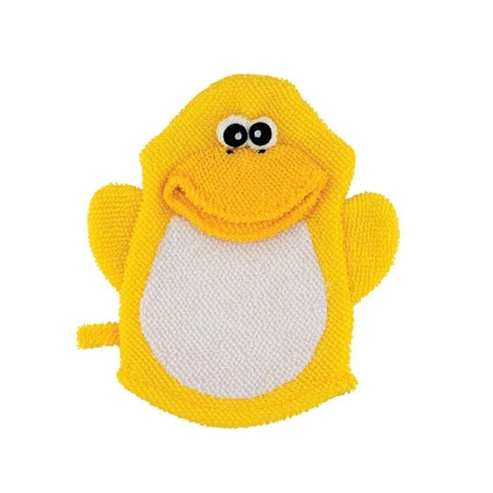 ДЕТСКА ГЪБА ЗА БАНЯ РЪКАВИЦА ПАТЕ / STANDELLI BATH SPONGE GLOVE FOR KIDS DUCK