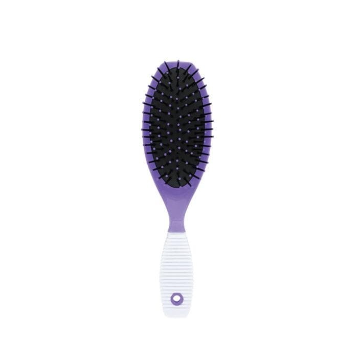 ЧЕТКА ЗА ЛЕСНО РАЗРЕСВАНЕ НА КОСАТА ДВУЦВЕТНА ЛИЛАВО И БЯЛО / STANDELLI DETANCLING HAIR BRUSH DOUBLE COLOURED PURPLE AND WITH