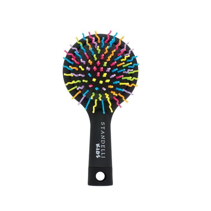 ДЕТСКА ЧЕТКА ЗА КОСА ЗА ЛЕСНО РАЗРЕСВАНЕ ЧЕРНА / STANDELLI KIDS HAIR BRUSH BLACK