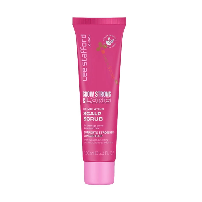 СТИМУЛИРАЩ СКРАБ ЗА СКАЛП 100 мл / LEE STAFFORD GROW STRONG &amp; LONG STIMULATING SCALP SCRUB