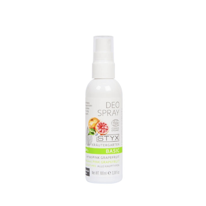 ДЕО СПРЕЙ С БИО РОЗОВ ГРЕЙПФРУТ 100 мл / STYX BIO PINK GRAPEFRUIT DEO SPRAY