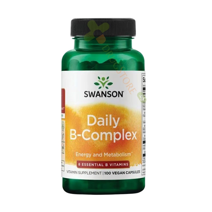 СУОНСЪН ДНЕВЕН B-КОМПЛЕКС капсули 100 броя / SWANSON DAILY B-COMPLEX