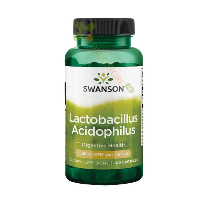 СУОНСЪН ЛАКТОБАЦИЛУС АЦИДОФИЛУС капсули 100 броя / SWANSON LACTOBACILLUS ACIDOPHILUS