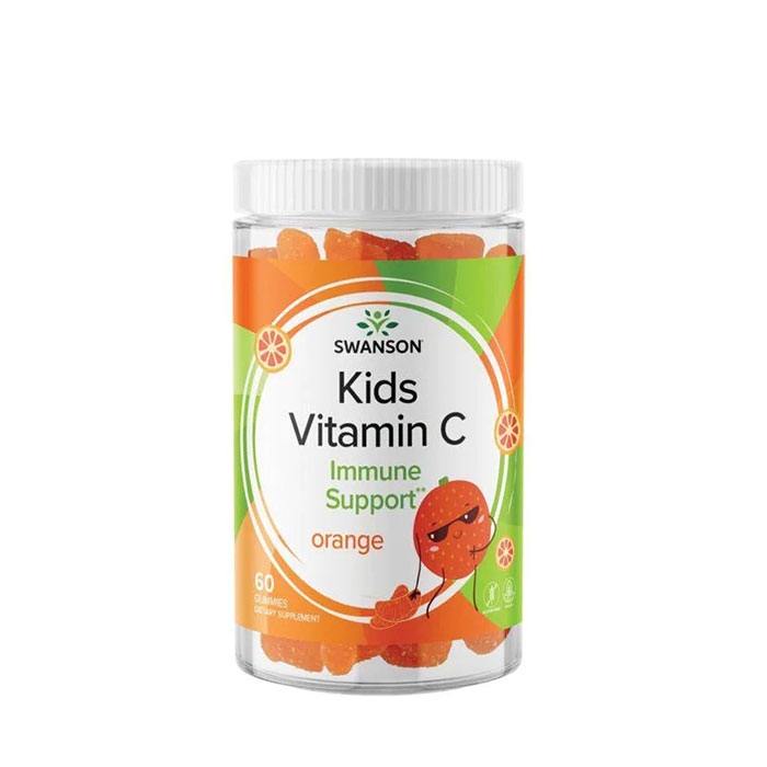 СУОНСЪН ВИТАМИН C ЗА ДЕЦА дъвчащи таблетки 60 броя / SWANSON VITAMIN C FOR KIDS