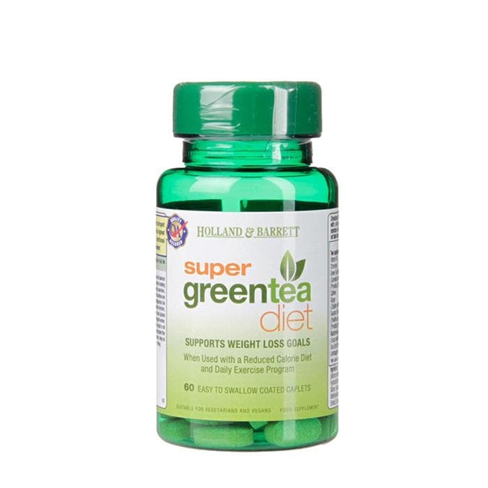 СУПЕР ЗЕЛЕН ЧАЙ ДИЕТА таблетки 60 броя / HOLLAND BARRETT SUPER GREEN