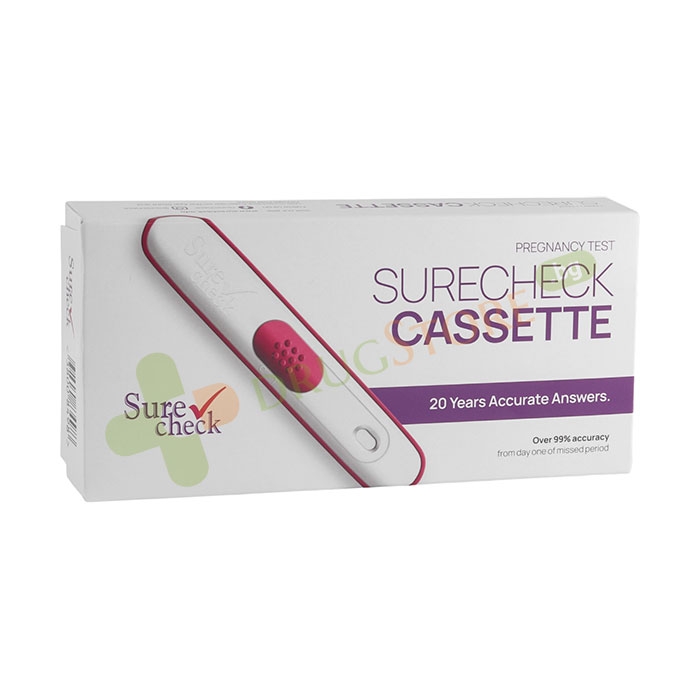 ТЕСТ ЗА БРЕМЕННОСТ ШУЪРЧЕК КАСЕТА / UNICOMS SURE CHECK PREGNANCY TEST CASSETTE