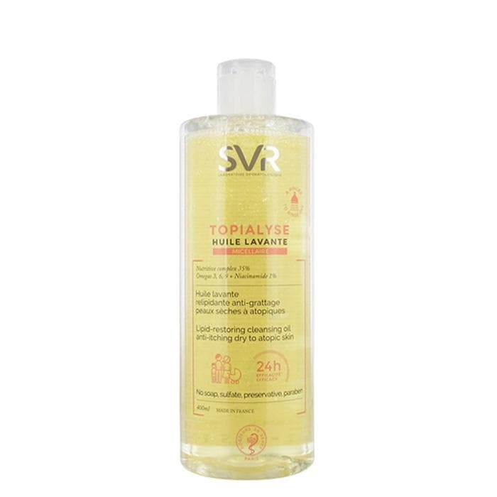 ТОПИАЛИЗ МИЦЕЛАРНО ОЛИО 400 мл. / SVR TOPIALYSE LIPID - RESTORING CLEANSING OIL