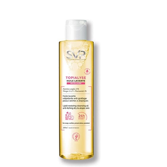 ТОПИАЛИЗ МИЦЕЛАРНО ДУШ ОЛИО 200 мл. / SVR TOPIALYSE SENSITIVEE BATH OIL 200 ml.