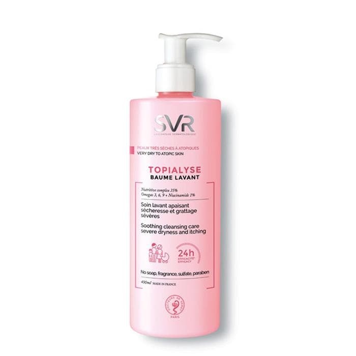 ТОПИАЛИЗ ПОЧИСТВАЩ БАЛСАМ ЗА МНОГО СУХА И АТОПИЧНА КОЖА 400 мл. / SVR TOPIALYSE SOOTHING CLEANSING BALM
