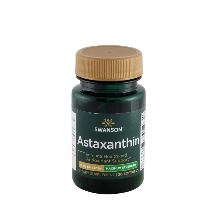 СУОНСЪН АСТАКСАНТИН капсули 12 мг 30 броя / SWANSON ASTAXANTHIN