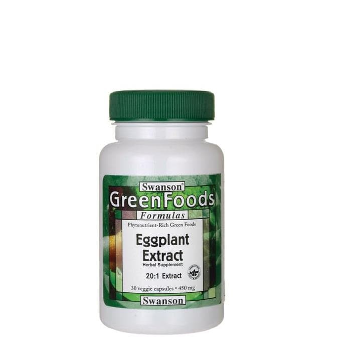 СУОНСЪН ЕКСТРАКТ ОТ ПАТЛАДЖАН капсули 450 мг. 30 броя / SWANSON EGGPLANT EXTRACT