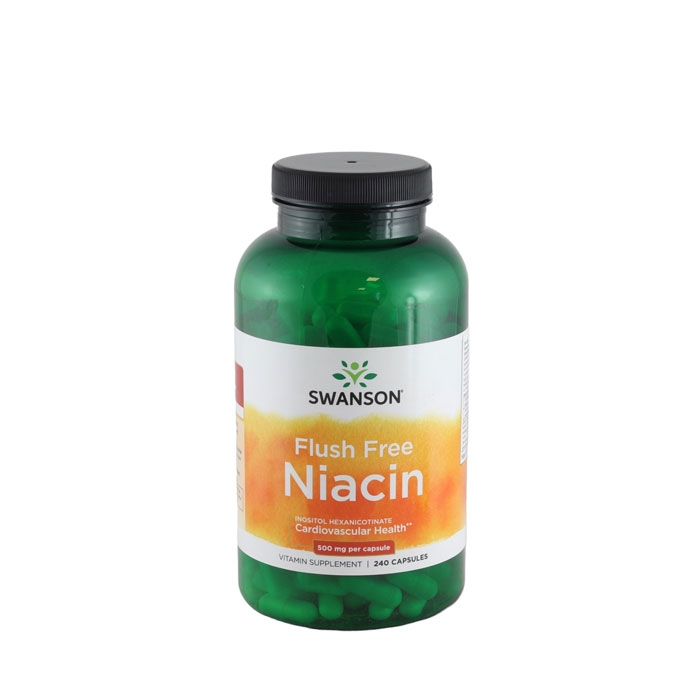 СУОНСЪН НИАЦИН капсули 500 мг 240 броя / SWANSON NIACIN | Drugstore BG