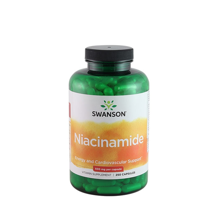 СУОНСЪН НИАЦИНАМИД капсули 500 мг 250 броя / SWANSON NIACINAMIDE