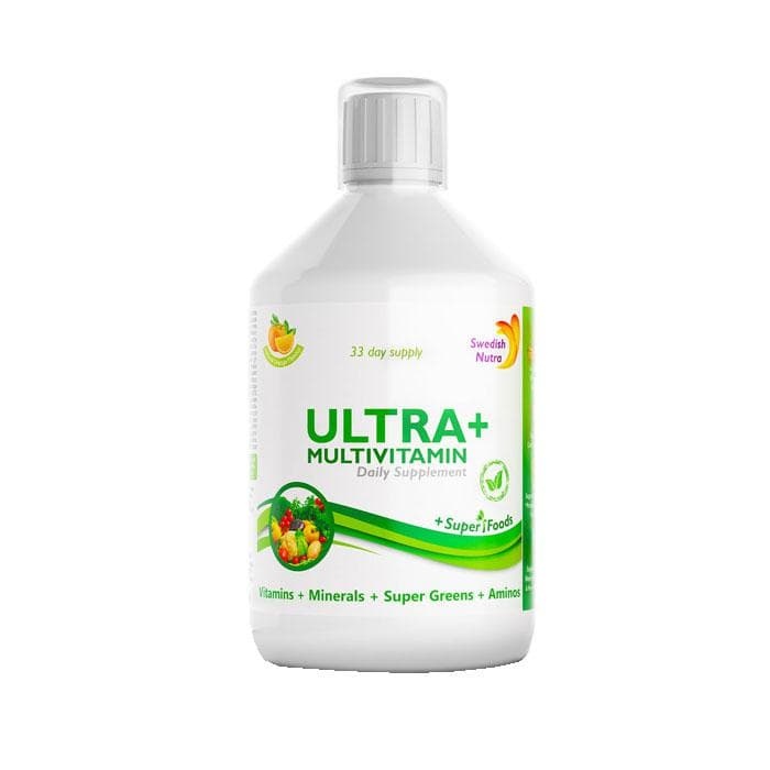 СУИДИШ НУТРА УЛТРА ПЛЮС МУЛТИВИТАМИН течна формула 500 мл / SWEDISH NUTRA ULTRA PLUS MULTIVITAMIN LIQUID