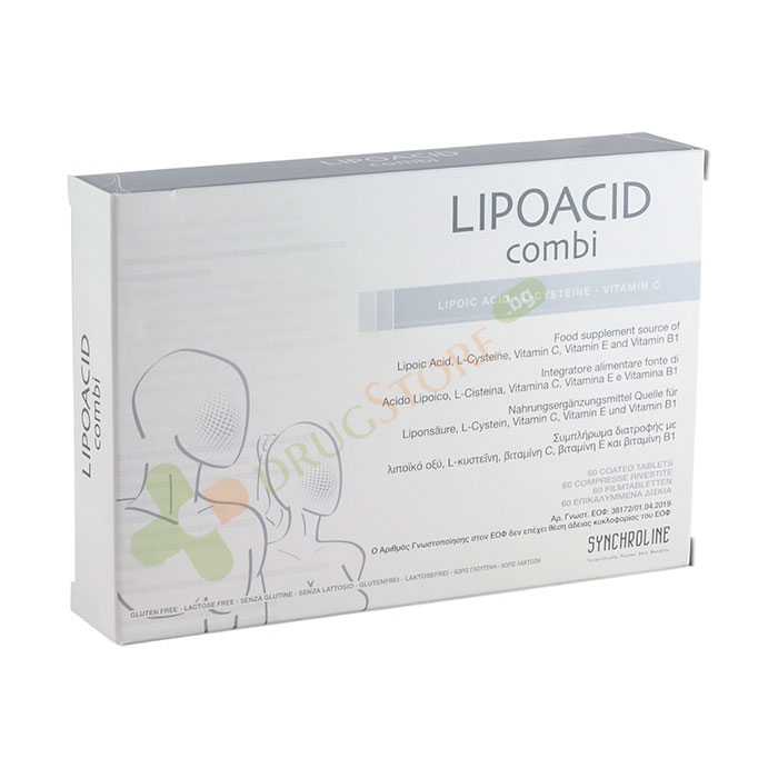 СИНХРОЛАЙН ЛИПОАЦИД КОМБИ таблетки 60 броя / SYNCHROLINE LIPOACID COMBI
